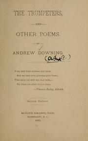 Cover of: The trumpeters, and other poems by Andrew Downing