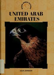 Cover of: United Arab Emirates (Major World Nations) by 