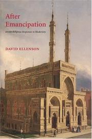 Cover of: After Emancipation: Jewish Religious Responses To Modernity