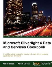 Cover of: Microsoft Silverlight 4 Data and Services Cookbook by 
