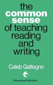 Cover of: Common Sense of Teaching Reading and Writing