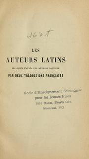 Cover of: La Germanie by P. Cornelius Tacitus