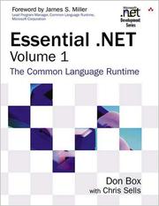 Cover of: Essential.NET: the common language runtime
