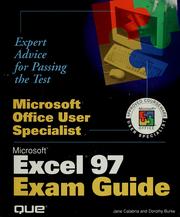 Cover of: Microsoft Office user specialist: Excel 97 exam guide