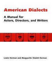 Cover of: American dialects: a manual for actors, directors, and writers