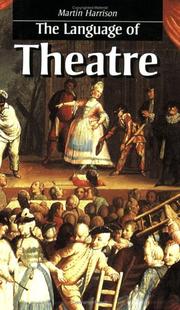 Cover of: The language of theatre