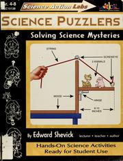 Cover of: Science Action Labs - Science Puzzlers by Edward Shevick, Edward Shevick, Marguerite Jones