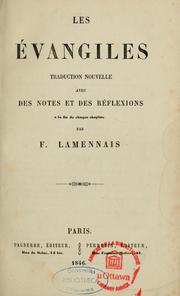 Cover of: Les Evangiles