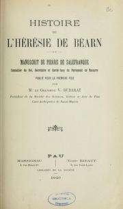 Cover of: Histoire de l'hérérie de Béarn