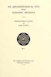 Cover of: An archaeological site near Gleeson, Arizona