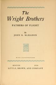 Cover of: The Wright brothers by John R. McMahon