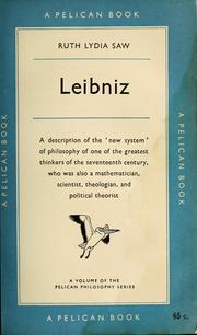 Cover of: Leibniz.