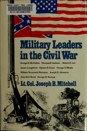 Cover of: Military leaders in the Civil War