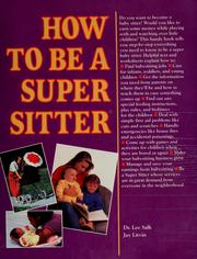 Cover of: How to be a super sitter