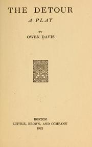 Cover of: The detour by Owen Davis, Owen Davis