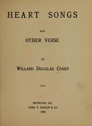 Cover of: Heart songs: and other verse