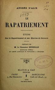 Le Rapatriement by Andrée d' Alix