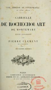 Cover of: Gabrielle de Rochechouart de Mortemart: étude historique