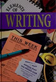 Cover of: Elements of writing.