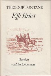 Cover of: Effi Briest by Theodor Fontane ; ill. von Max Liebermann.