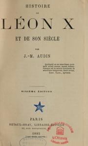 Cover of: Histoire de Léon X et de son siècle...