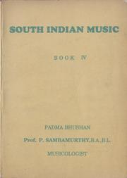 South Indian music by P Sambamoorthy