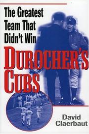 Cover of: Durocher's Cubs: The Greatest Team That Didn't Win