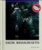Cover of: Salem, Massachusetts by Deborah Kent