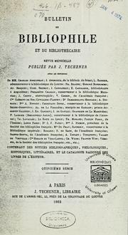 Cover of: Supplément à la Bibliographie des mazarinades
