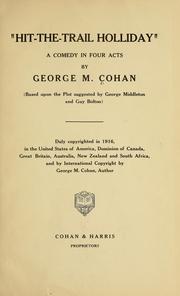 Cover of: "Hit-the-trail Holliday" by George M. Cohan