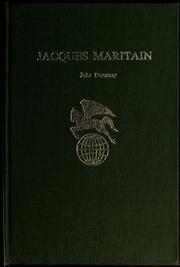 Cover of: Jacques Maritain