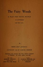 Cover of: The fairy woods by Irene Jean Crandall
