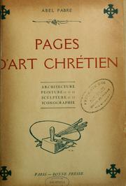 Cover of: Pages d'art chrétien: études d'architecture, de peinture, de sculpture et d'iconographie