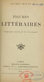 Cover of: Figures littéraires by Maury, Lucien