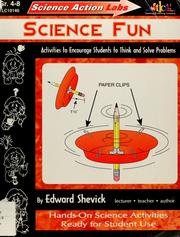 Cover of: Science Action Labs - Science Fun by Edward Shevick, Edward Shevick