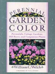 Cover of: Perennial garden color: for Texas and the South