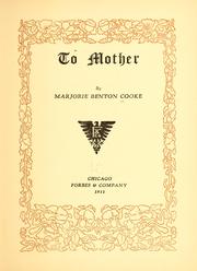 Cover of: To mother