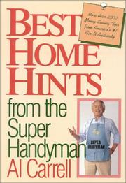 Cover of: Best home hints from the super handyman