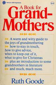 Cover of: A book for grandmothers