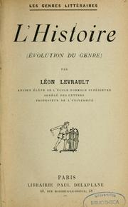 Cover of: L'Histoire