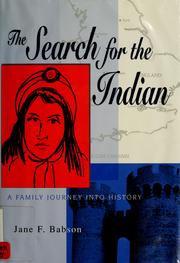 Cover of: The search for the Indian