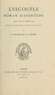 Cover of: L' escoufle; roman d'aventure