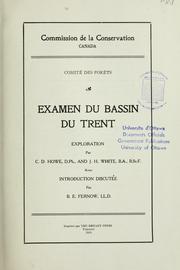 Cover of: Examen du bassin du Trent: exploration