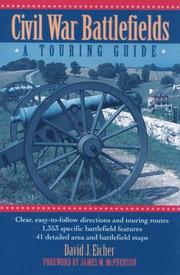 Cover of: Civil War battlefields: a touring guide