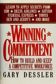 Cover of: Winning commitment by Gary Dessler