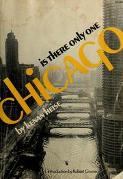Cover of: Is there only one Chicago? by Kenan Heise