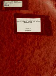 Cover of: East Helena source appointment study: particulate source apportionment analysis using the chemical mass balance receptor model : prepared for A. David Maughan, Project Officer, Department of Health and Environmental Sciences, State of Montana