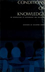 Cover of: Conditions of knowledge by Israel Scheffler