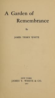 Cover of: A garden of remembrance