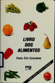 Cover of: Livro dos alimentos by Paulo Eiró Gansalves, Paulo Eiró Gansalves